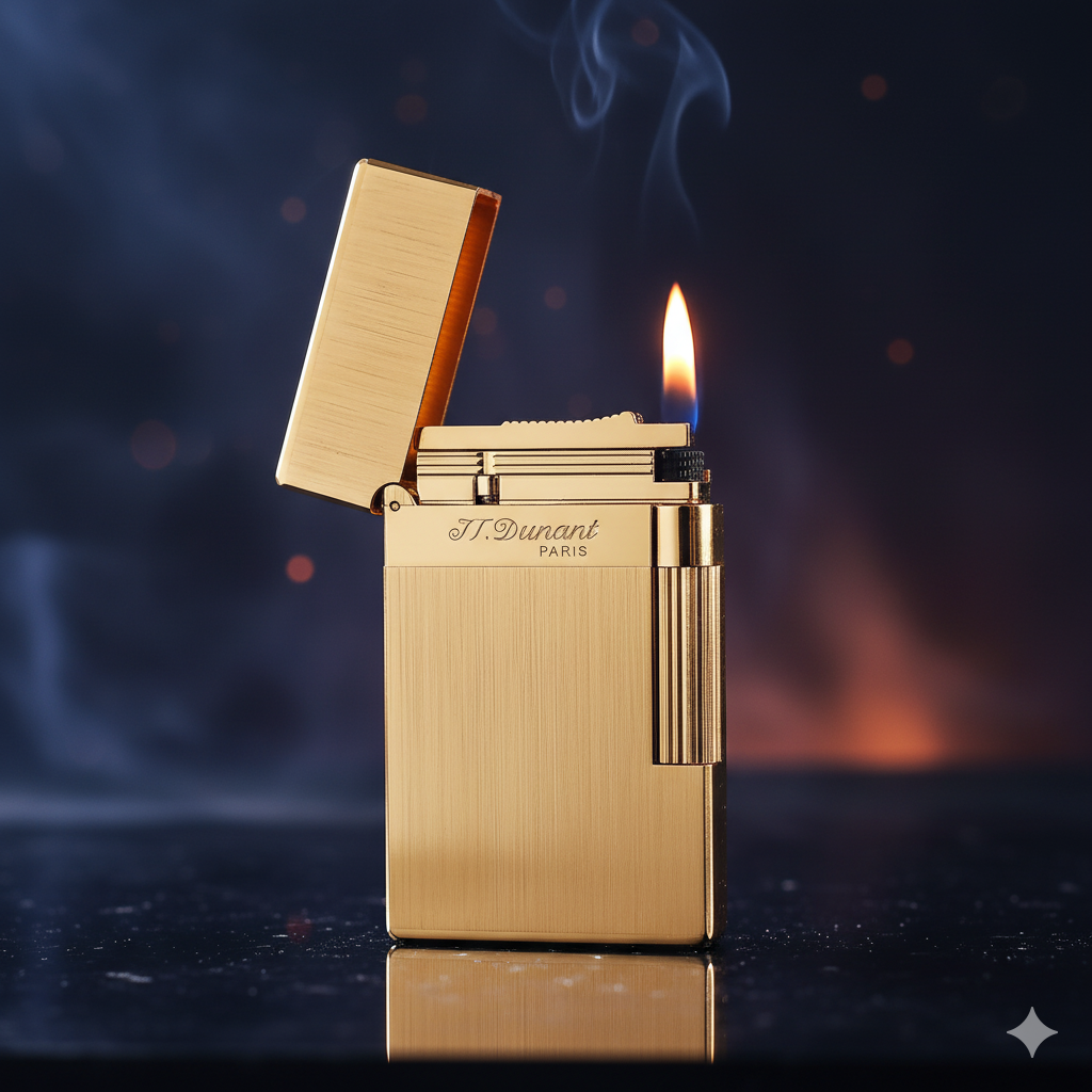 Classic Lighters JT Dunant Wire Drawing Butane Pure Copper