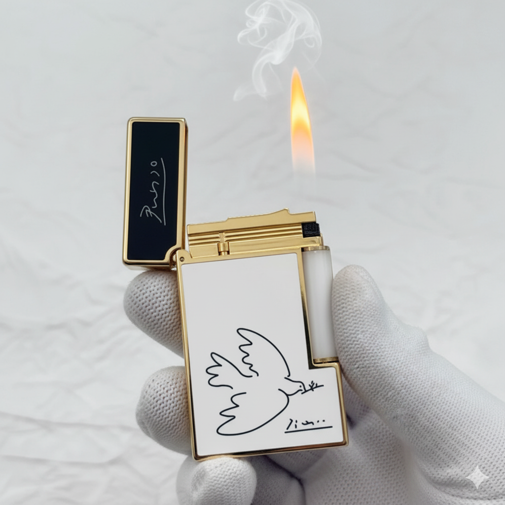 Picasso JT.Dunant Lighter Lacquer Metal Brass
