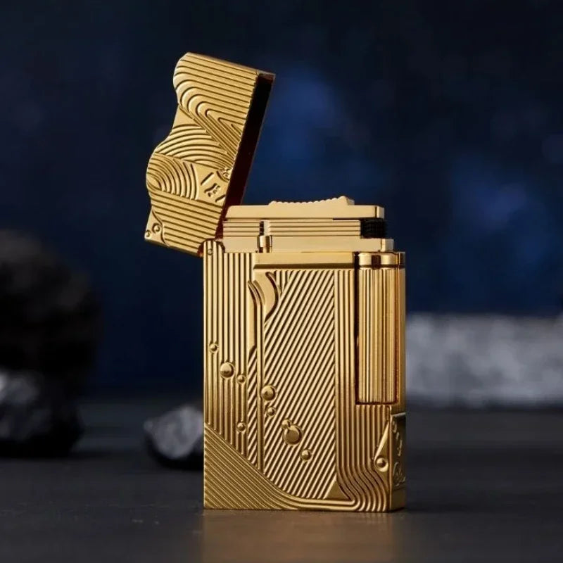 Sleeping Mermaid Dupont Engraving Cigarette Lighter