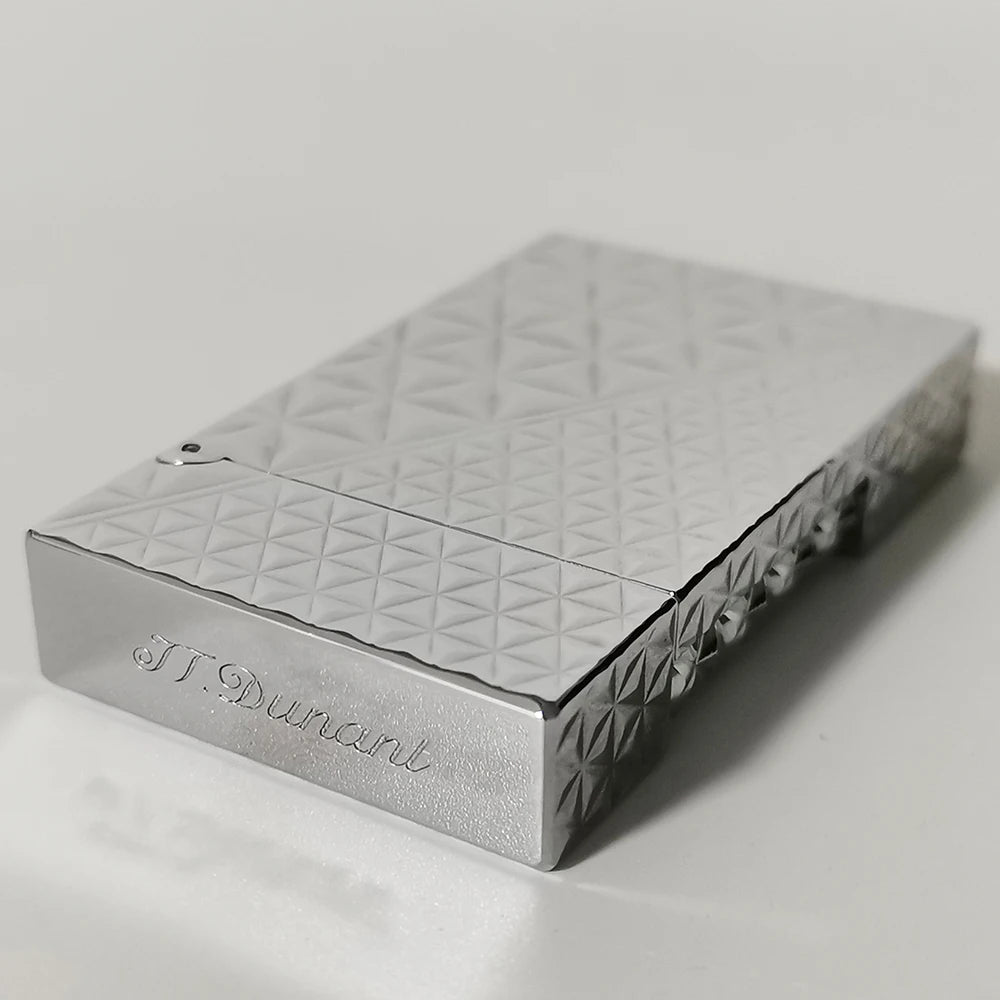 Engraved Signature “Ping” Lighter – Gold / Silver Edition