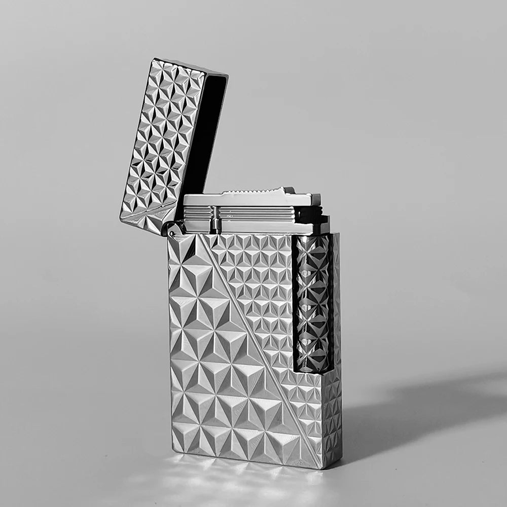 Engraved Signature “Ping” Lighter – Gold / Silver Edition