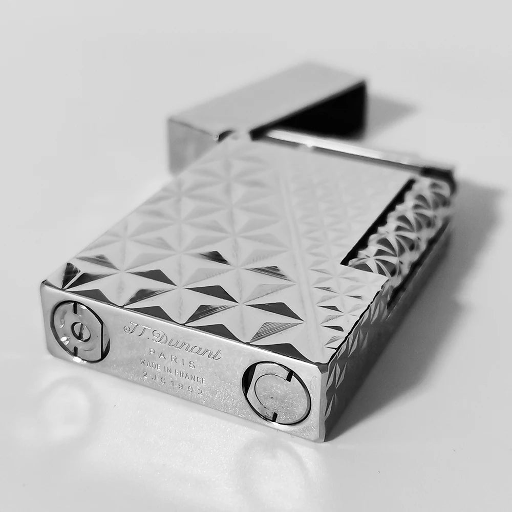 Engraved Signature “Ping” Lighter – Gold / Silver Edition