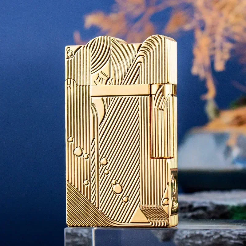 Sleeping Mermaid Dupont Engraving Cigarette Lighter