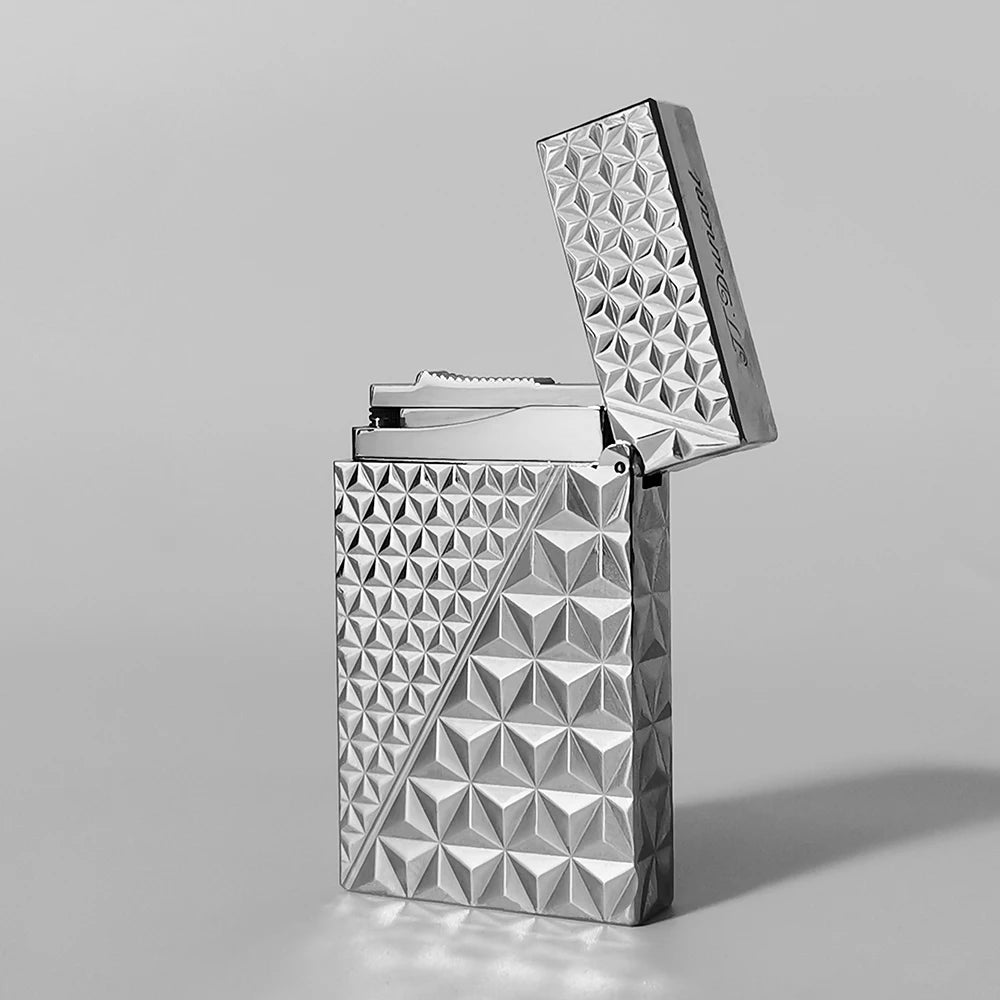 Engraved Signature “Ping” Lighter – Gold / Silver Edition