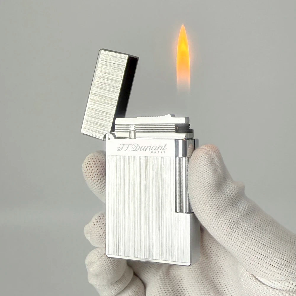 Brushed Metal ST Dupont Ligne 2 Lighter