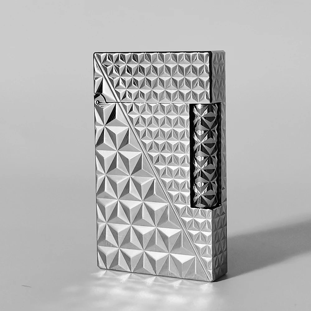 Engraved Signature “Ping” Lighter – Gold / Silver Edition